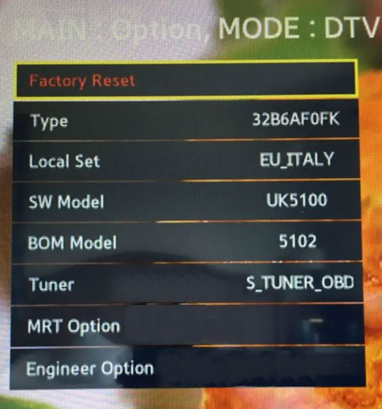 Servicemenü bei Samsung TVs Was kann man im Servicemenü von Samsung
