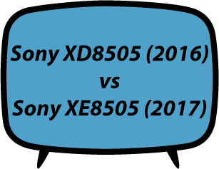 Sony XD8505 vs XE8505