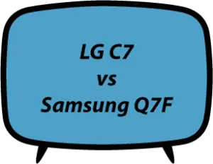 LG C7 vs Samsung Q7F