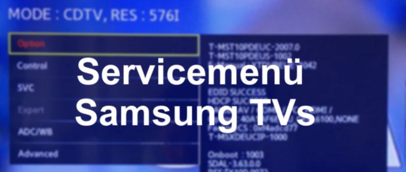 Header Samsung Servicemenü Main