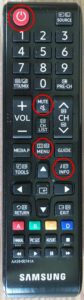 Servicemenü Samsung Tastenfolge