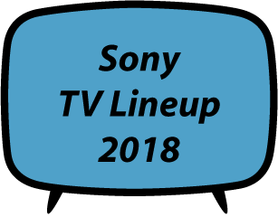 Sony TV Lineup 2018