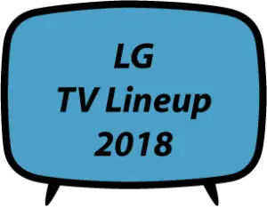 LG TV Lineup 2018