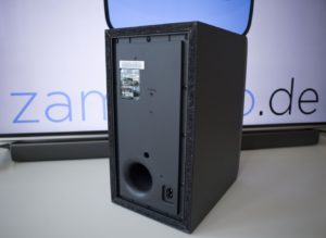 LG SJ5 Subwoofer Rückseite