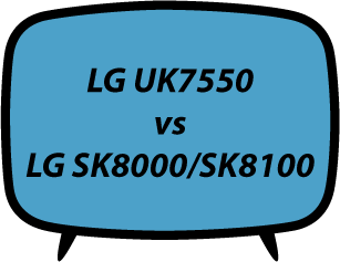 LG UK7550 vs SK8000 vs SK8100