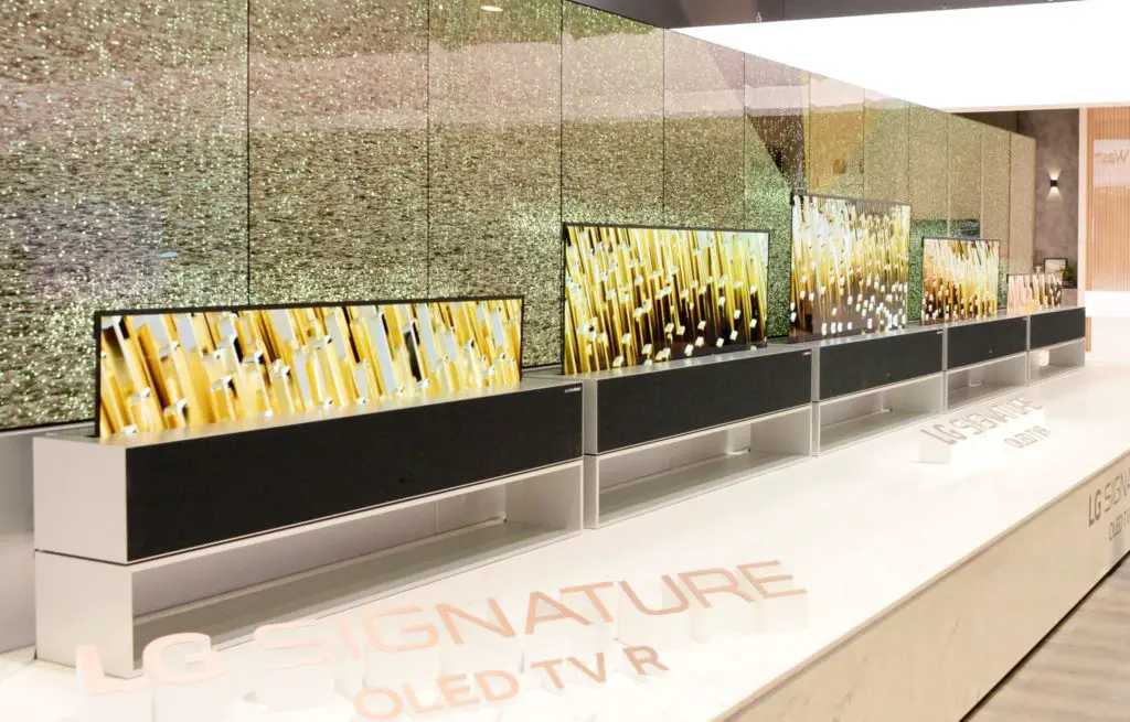 LG OLED TV Rollable TV R9 (© LG)