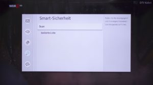 Samsung Q70R Smart Sicherheit mit Virenscanner Option