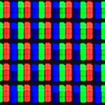 Samsung Q70R Subpixel Struktur des VA LCD Panels