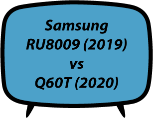 Samsung RU8009 vs Q60T