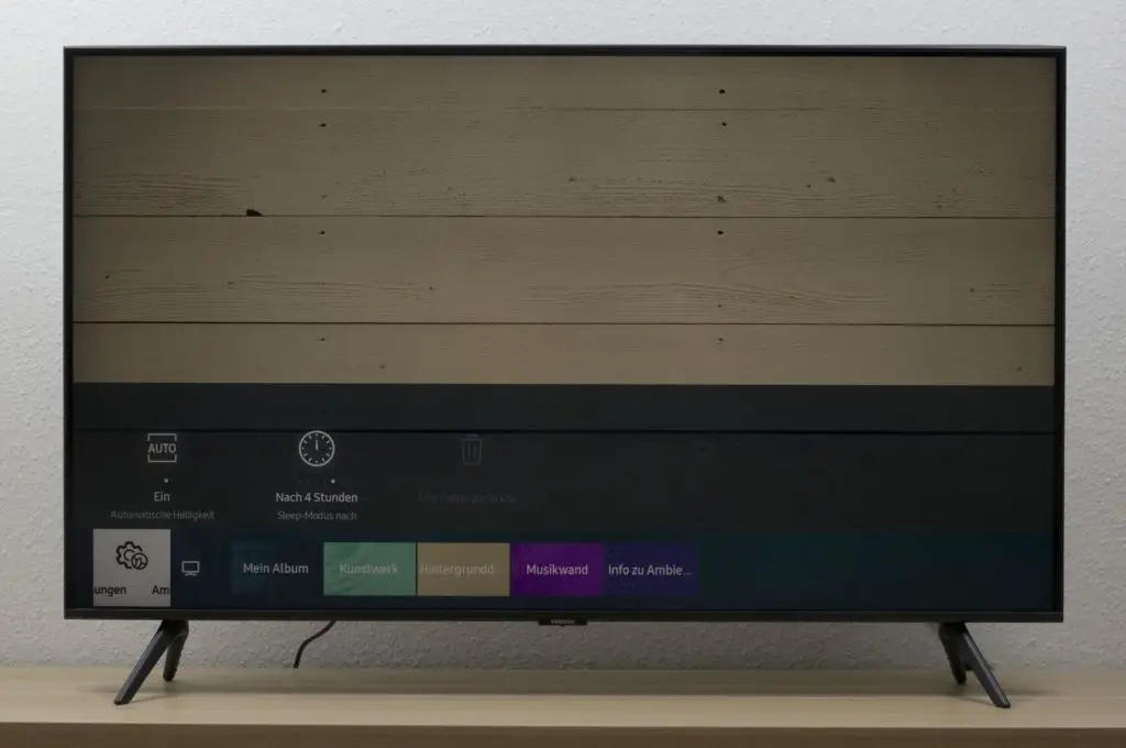 Samsung TU8079 Ambient Mode Einstellungen