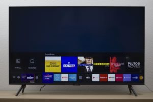 Samsung TU8079 Ausstattungsmerkmale Tizen Menü Samsung TV Plus