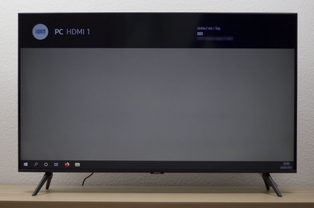 Samsung TU8079 TV als Monitor PC Modus