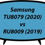 Samsung TU8079 vs RU8009