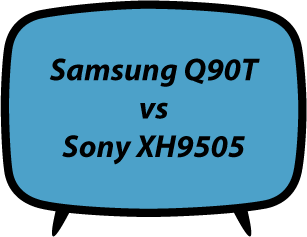 Samsung Q90T vs Sony XH9505