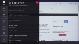 LG NANO80 Bildeinstellungen im PC-Modus