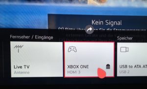LG NANO80 Gaming HDMI Port mit Xbox