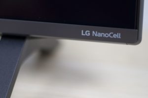 LG NANO80 Nanocell Schriftzug