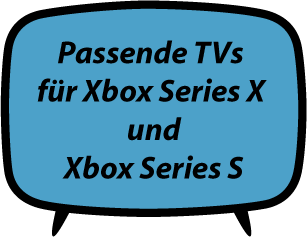 Passende TVs für Xbox Series X und S