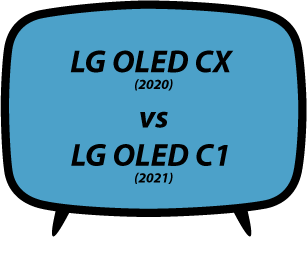 LG CX vs LG C1