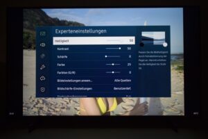 Samsung AU8079 Menü Bild Experteneinstellungen