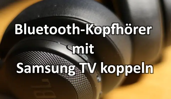 Bluetooth-Kopfhörer mit Symbol Logo