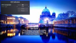 LG Servicemenü Adj 10 ADC Calibration