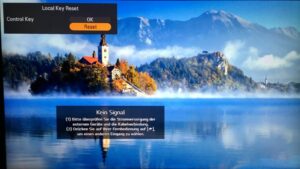 LG Servicemenü Adj 16 Local Key Reset