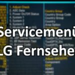 LG Servicemenü Header