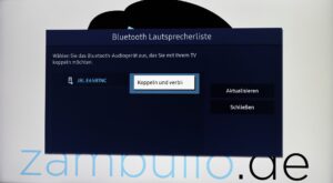 Koppeln 7 Bluetooth Lautsprecherliste Kopfhörer verbinden