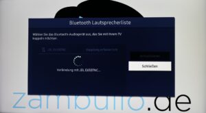 Koppeln 8 Bluetooth Lautsprecherliste Kopfhörer Verbindung wird hergestellt