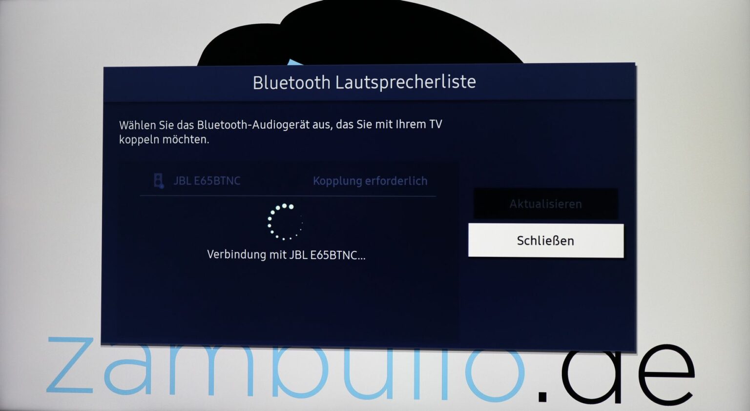 Howto Samsung TV mit Bluetooth Kopfhörern verbinden