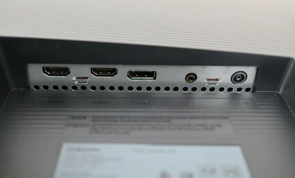Monitor Anschlüsse HDMI Display Port