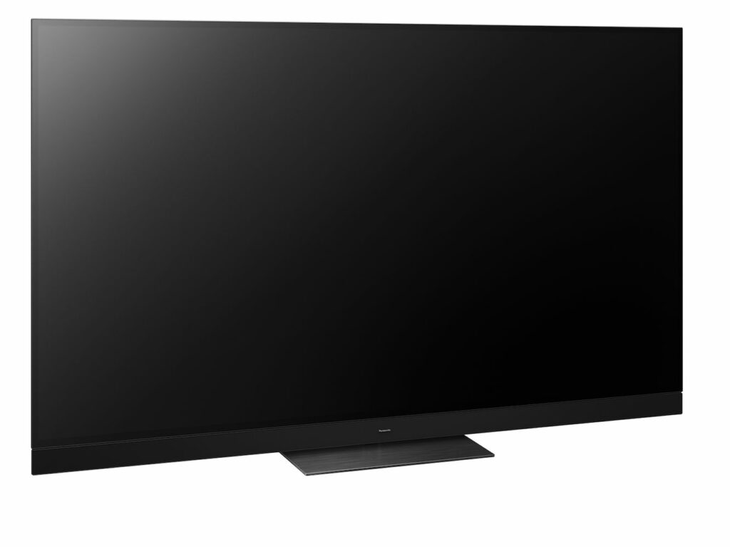 Panasonic OLED-TV LZW2004 mit 77 Zoll und Rechteck-Fuß (© Panasonic)