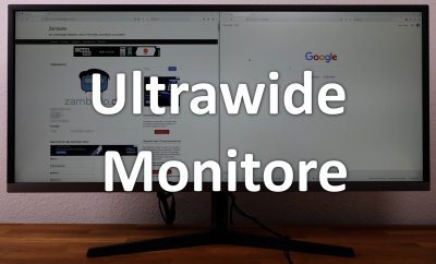 Ultra Wide Monitore Header