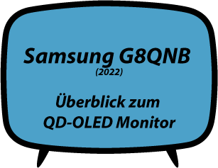 Überblick Samsung Monitor G8QNB