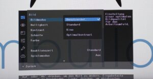 Samsung S34A650UXU Menü Bild Bildmodus