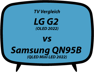 header vs LG G2 vs Samsung QN95B