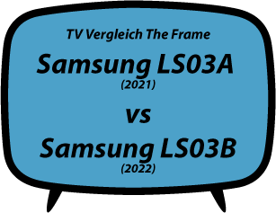 header Samsung The Frame 2021 vs 2022 (LS03A vs LS03B)