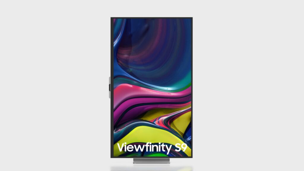 Samsung Viewfinity S9 Pivotansicht (© Samsung)