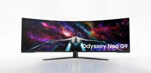 Samsung Odyssey Neo G9 (Modell G95NC) Frontansicht