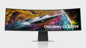 Odyssey OLED G9 (Modell G95SC) Frontansicht