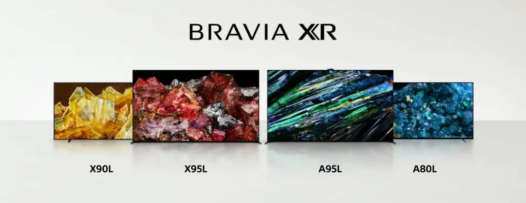 Sony BRAVIA TV-Lineup 2023 mit den OLED-TVs A80L und A95L (© Sony)