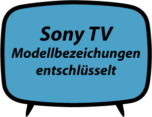 header Sony TV Modellbezeichnungen entschlüsseln