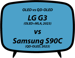 header vs LG G3 vs Samsung S90C