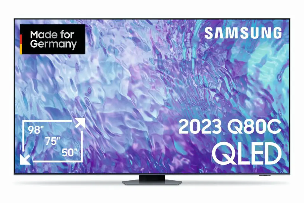 Samsung Q80C, hier mit 98 Zoll Bilddiagonale (© Samsung)