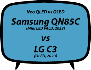 header vs Samsung QN85C vs LG C3