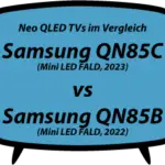 header vs Samsung QN85C vs QN85B