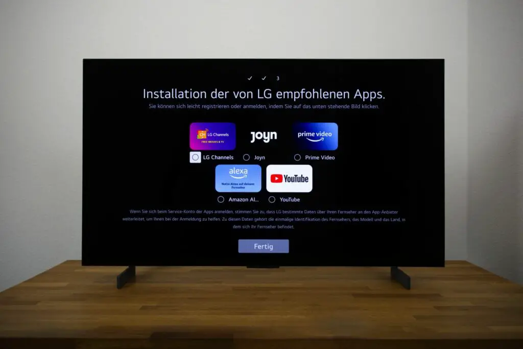 LG OLED42C37LA Ersteinrichtung 46