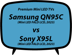 header vs Samsung QN95C vs Sony X95L