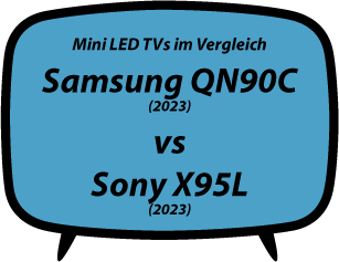 header vs Samsung QN90C vs Sony X95L